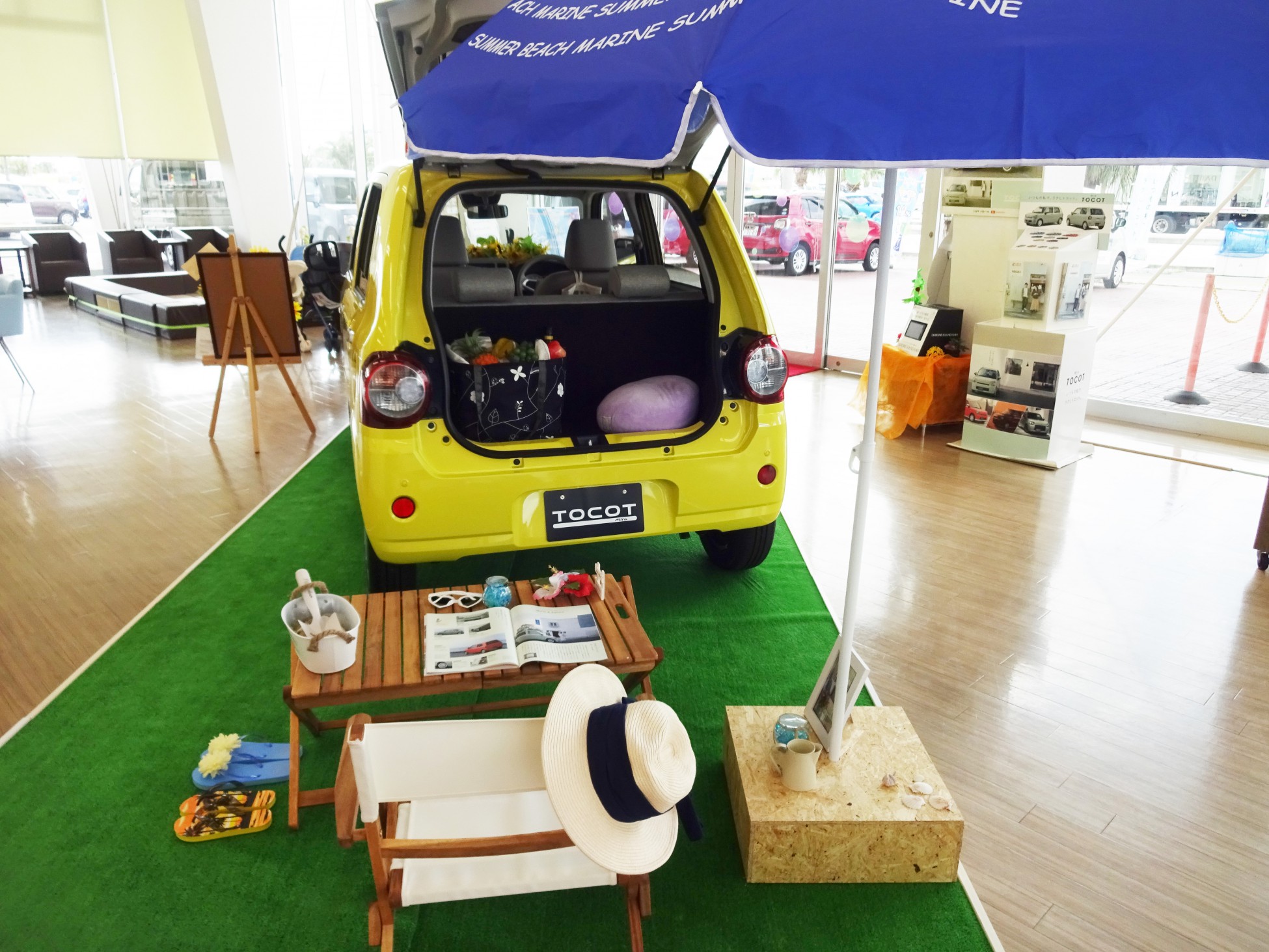 展示車トコット可愛く装飾 琉球ダイハツ販売株式会社 展示車トコット可愛く装飾 琉球ダイハツ販売株式会社
