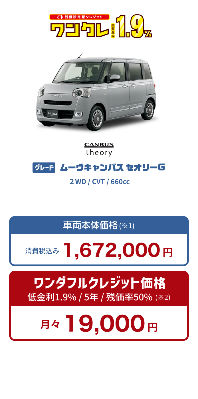 ムーヴキャンバス セオリーG