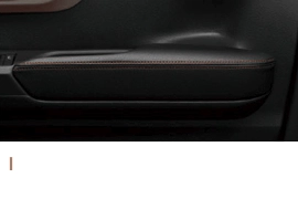 I ソフトレザー調フロントドアアームレスト表皮