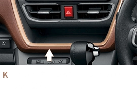 K インパネセンタートレイ カッパー加飾